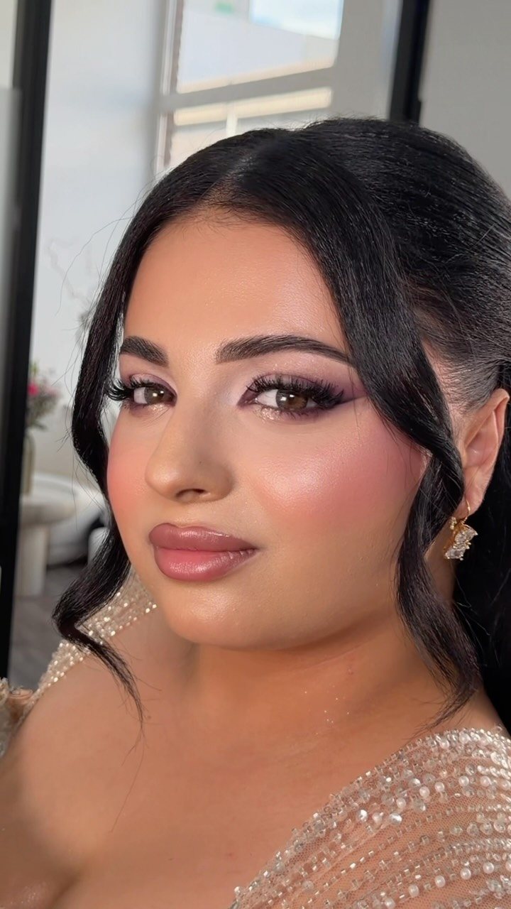Soft-Glam-Make-up in warmen Tönen